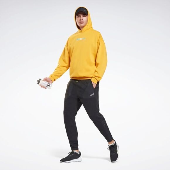 REEBOK Men's Training MYT OTH Semi Solar Gold Hoodie Sweatshirt NEW - Picture 5 of 6